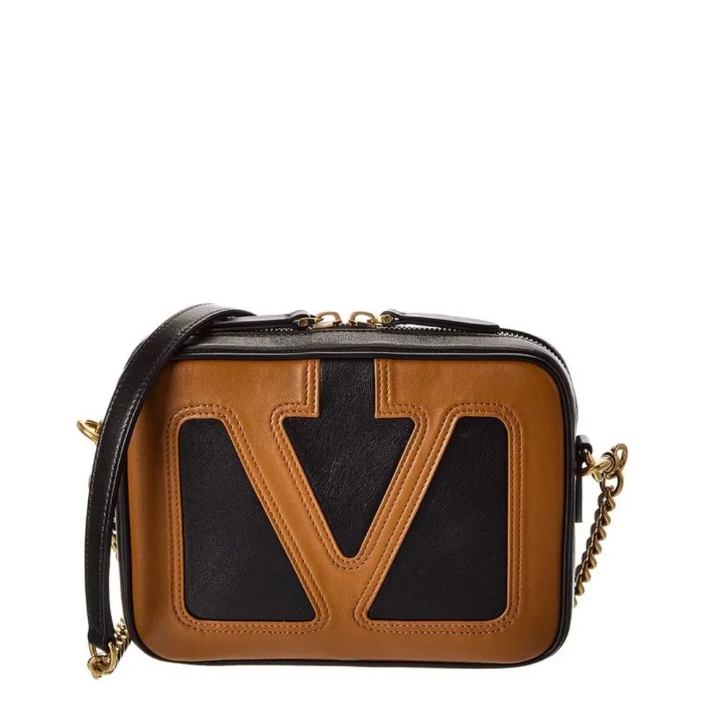 Valentino Viva Superstar Leather Crossbody, Black - Picture 1 of 5